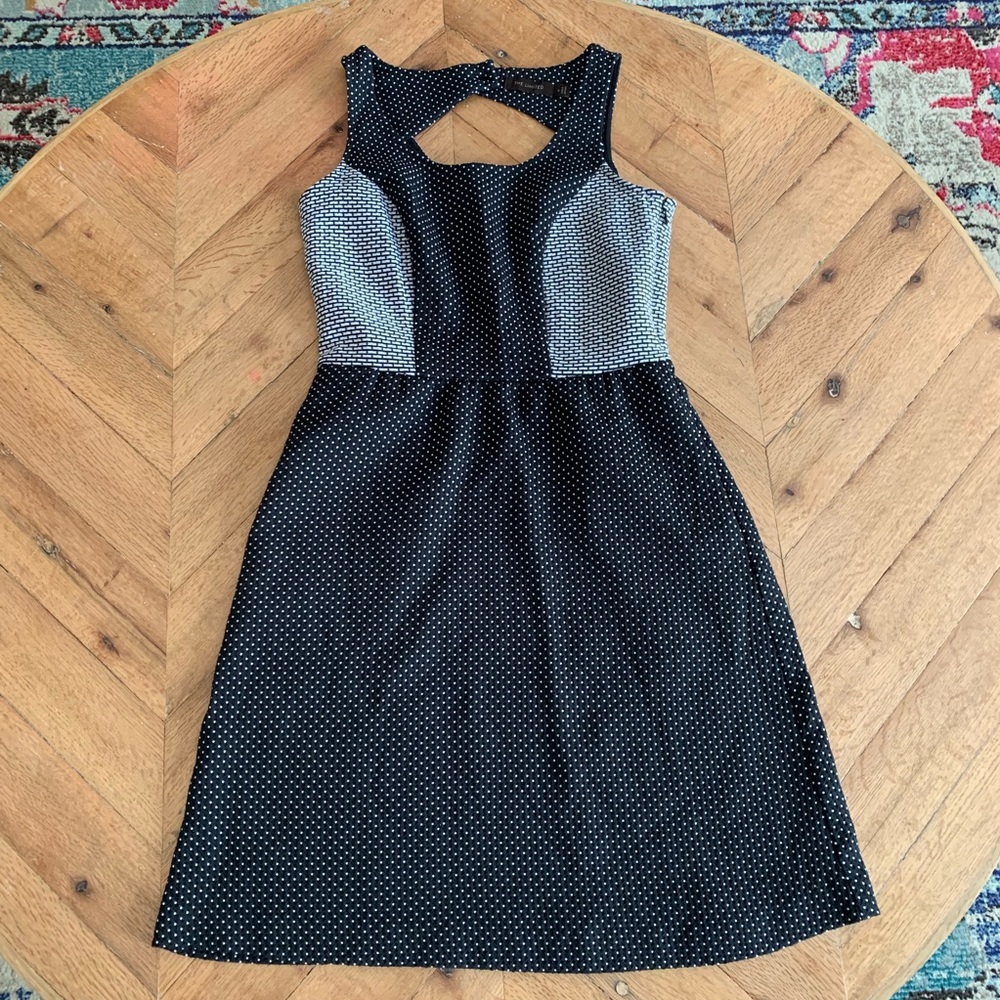 The Limited black and white dress